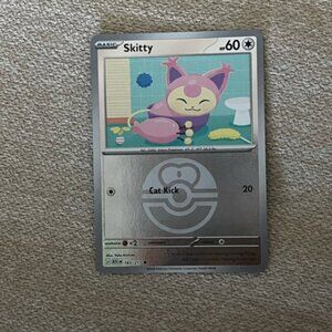 Pokemon TCG Ascended Heroes Reverse Holo Skitty 165/217 LOVE BALL Card